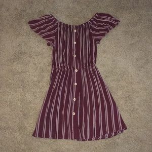 Off the shoulder dress